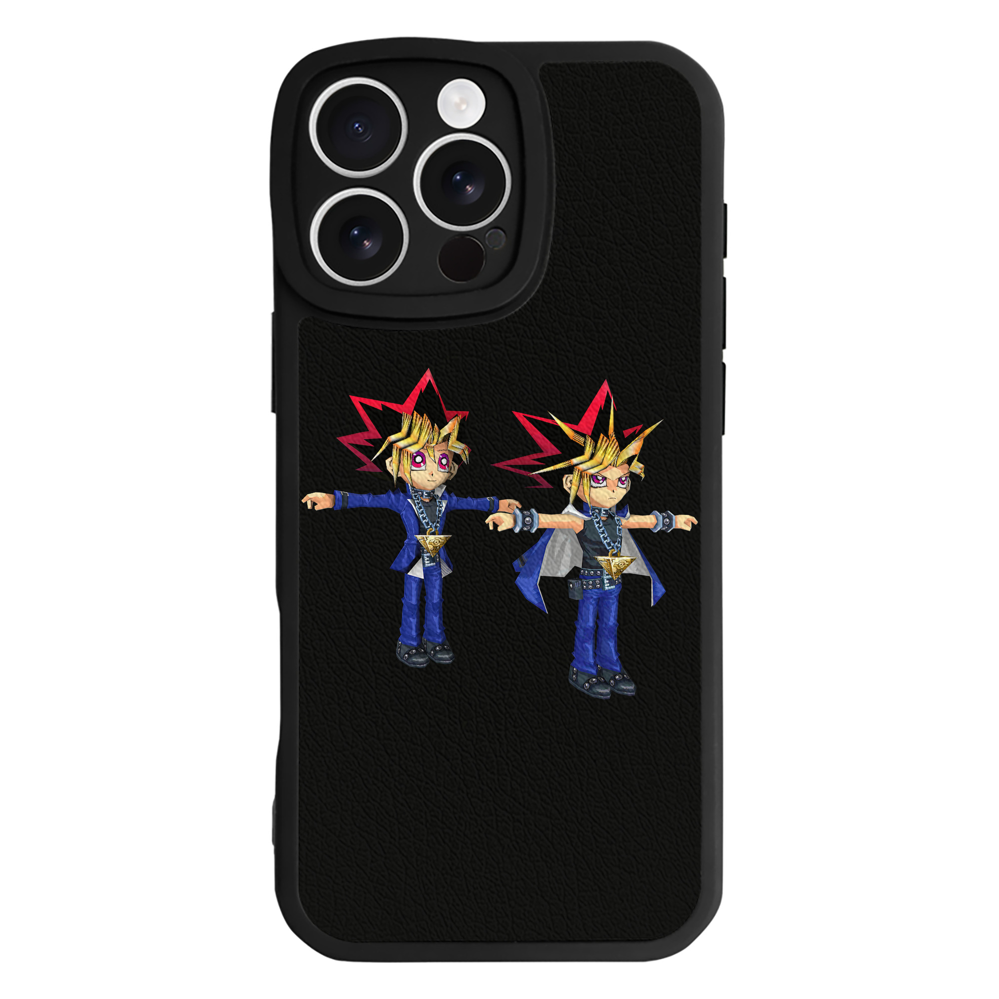 遊☆戯☆王 Yu-Gi-Oh! 【iPhone 16シリーズ対応】シリコンスマホケース（レザー調） 材質：シリコン